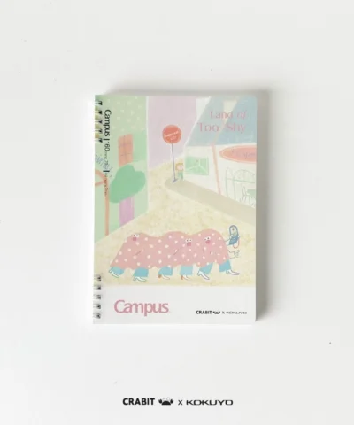 Sổ lò xo A5 kẻ ngang Netizen - Crabit x Kokuyo - Land of Too-Shy